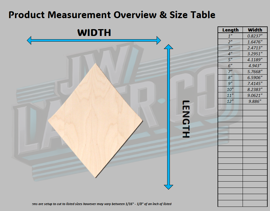 Unfinished Blank Triangle Wood Shape - Various Sizes